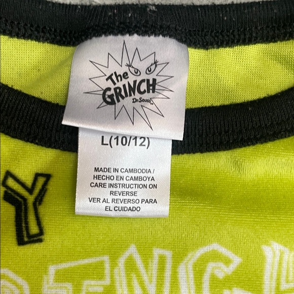 The Grinch Grinchmas Kids Pajama Set | Size L (10/12) - Picture 2 of 6